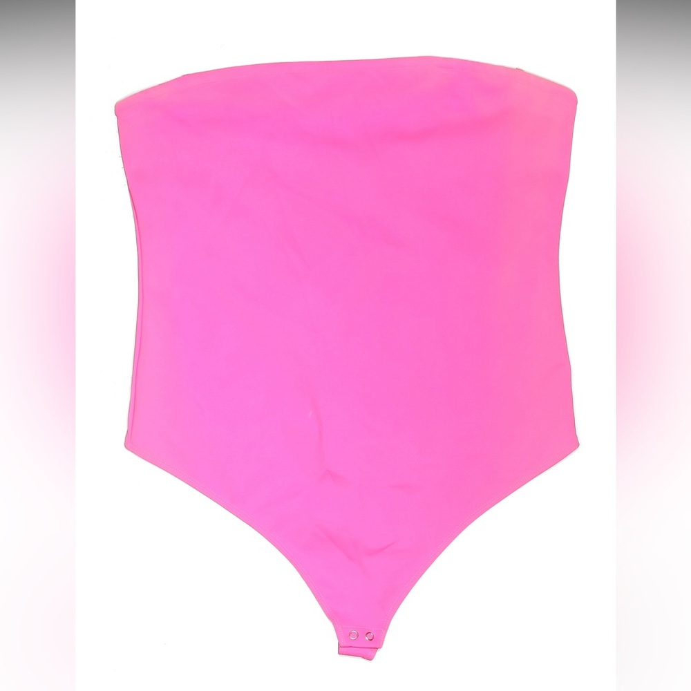Good American Bright Pink Bodysuit